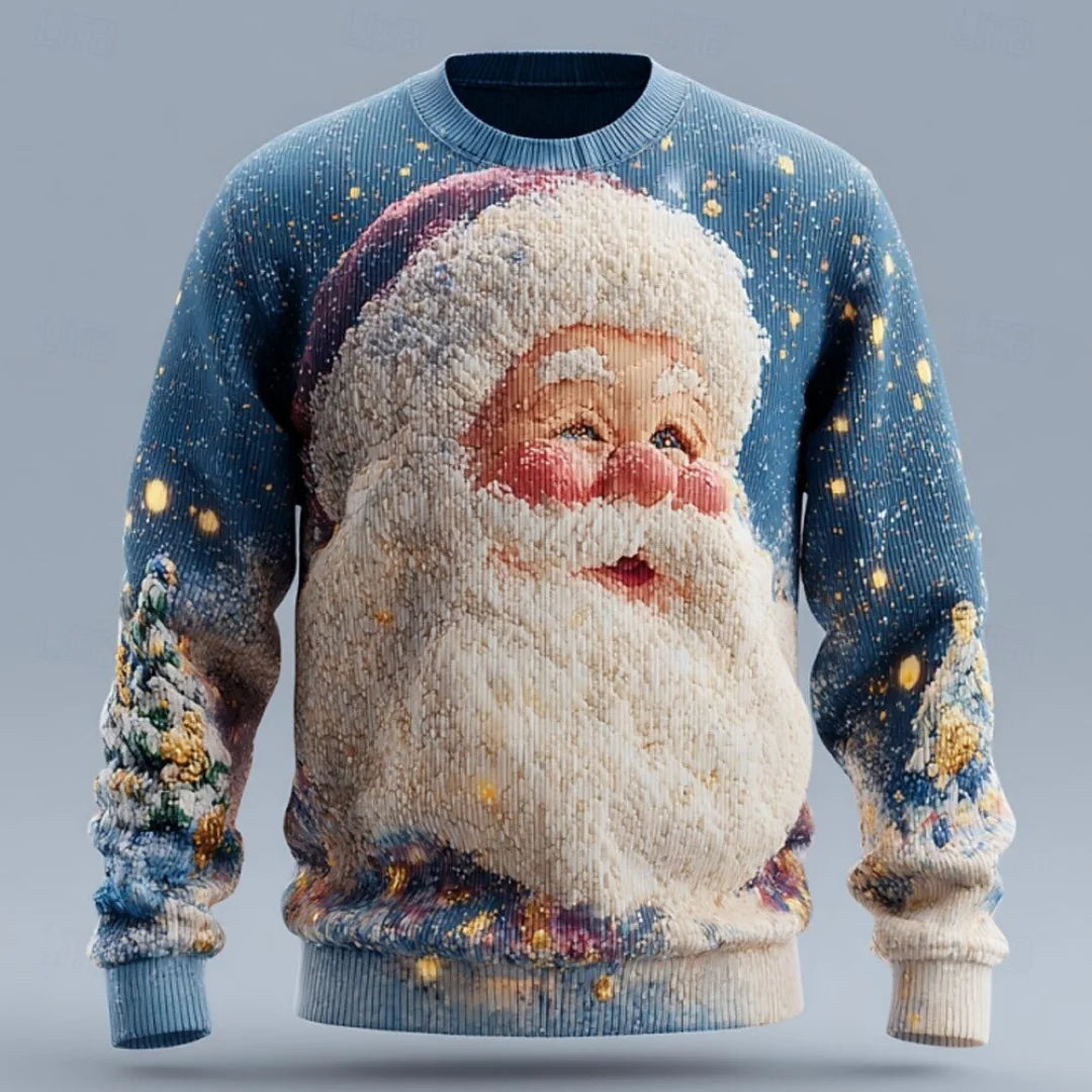 Pull Père Noël En Tricot (UNISEX)