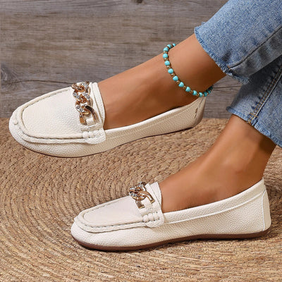 Mocassins Ricci En Cuir Pour Femmes