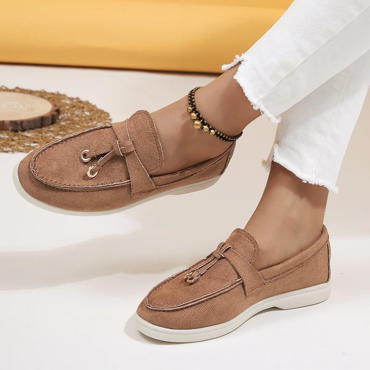 Mocassins Mila En Coton Doux