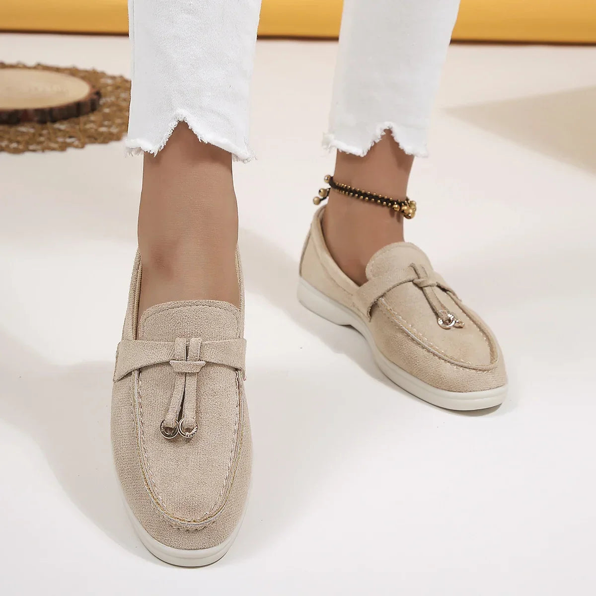 Mocassins Mila En Coton Doux