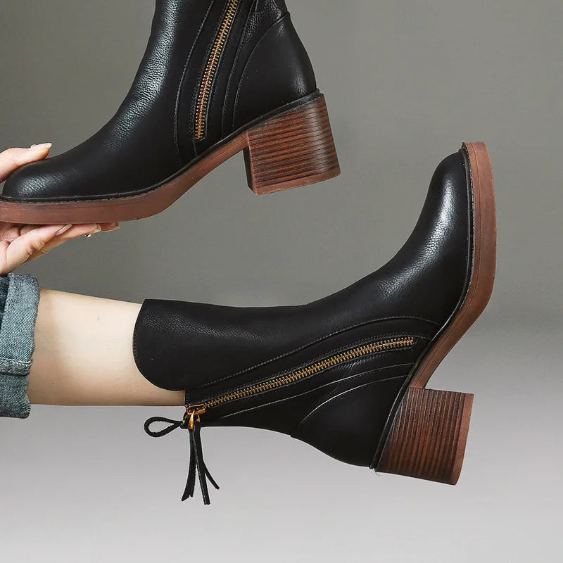Bottines Alyra En Cuir