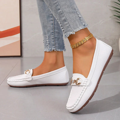 Mocassins Ricci En Cuir Pour Femmes