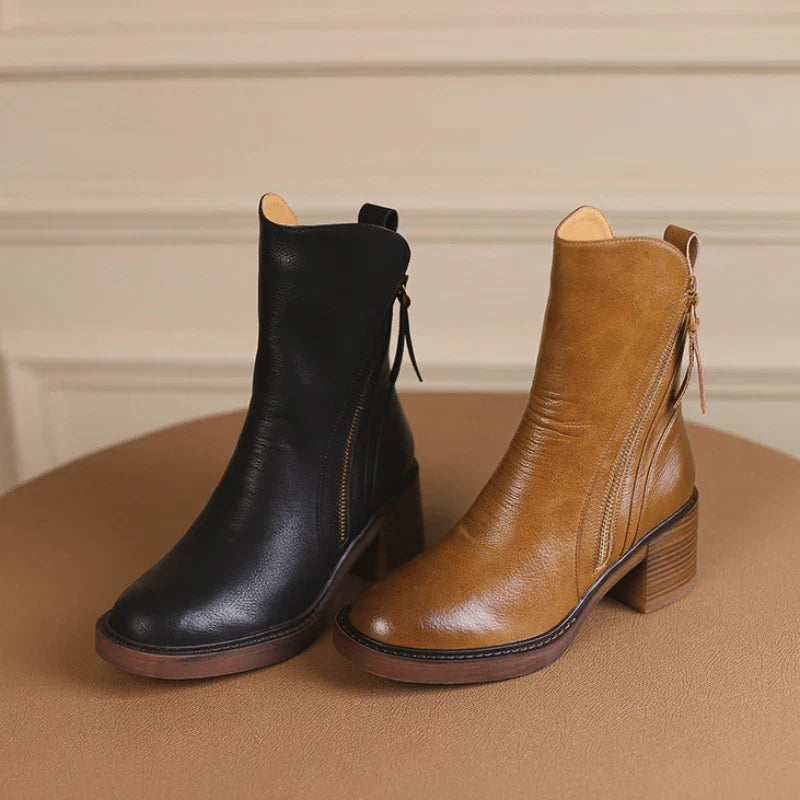 Bottines Alyra En Cuir
