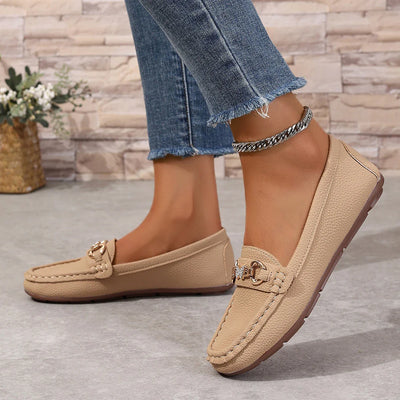 Mocassins Ricci En Cuir Pour Femmes