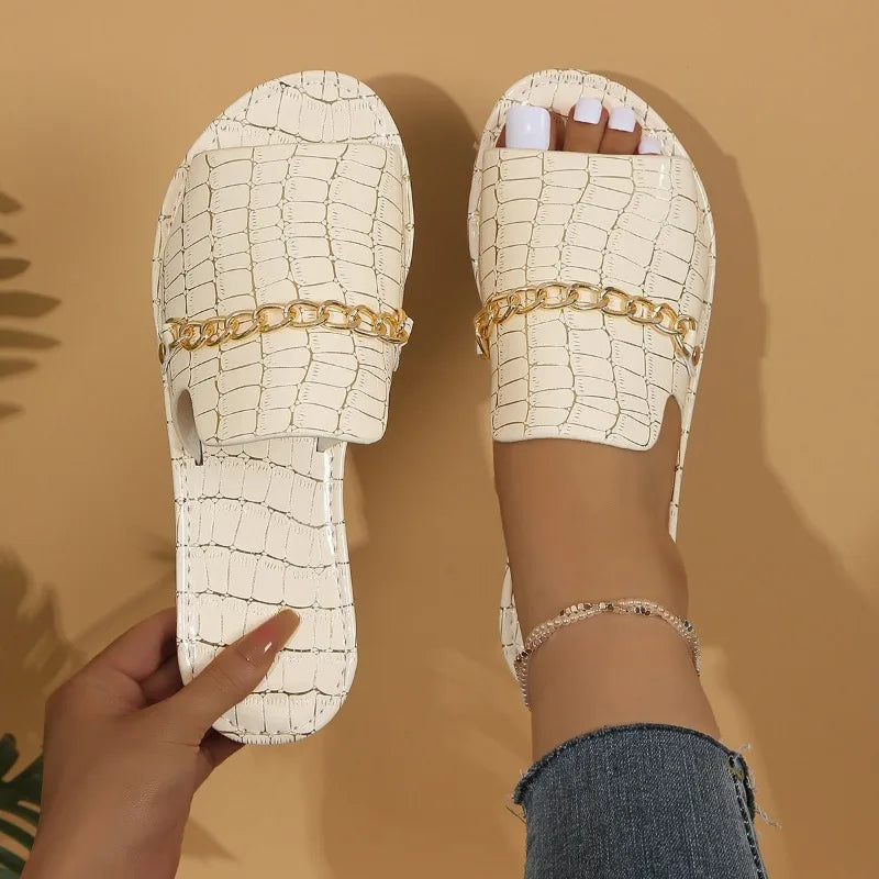 Sandales Lydia Chics Avec Chaîne