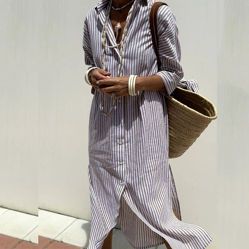 Robe Chemise Longue & Légère