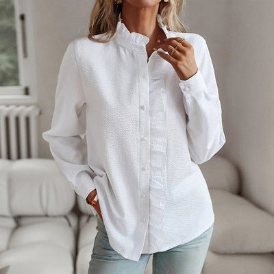 Chemise Ivoria À Bordures Volantées