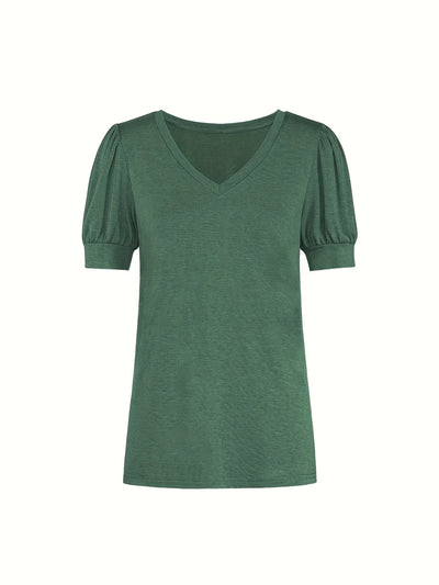 T-shirt Respirant En Coton À Manches En Pétales