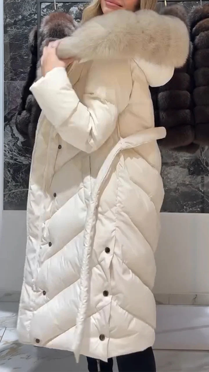 Manteau Luxa Avec Col En Fourrure