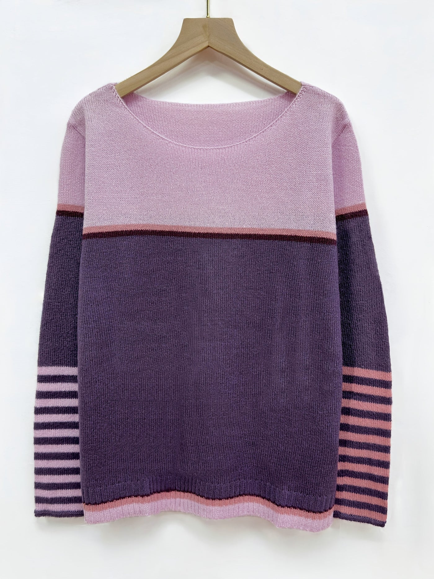 Pull Rayé En Cachemire
