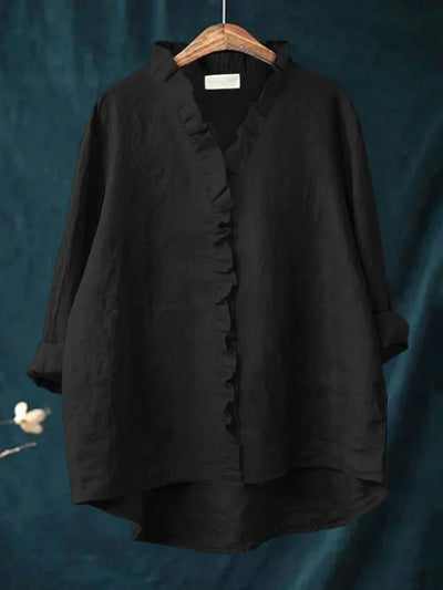Chemise Almina Décontractée En coton & En Lin