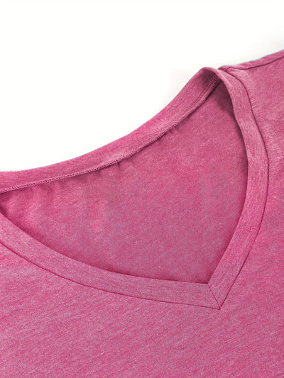 T-shirt Respirant En Coton À Manches En Pétales