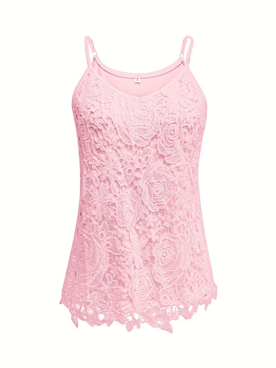 Top Juniana En Dentelle Sans Manches