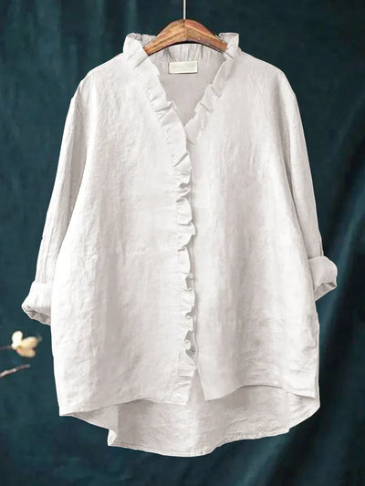 Chemise Almina Décontractée En coton & En Lin