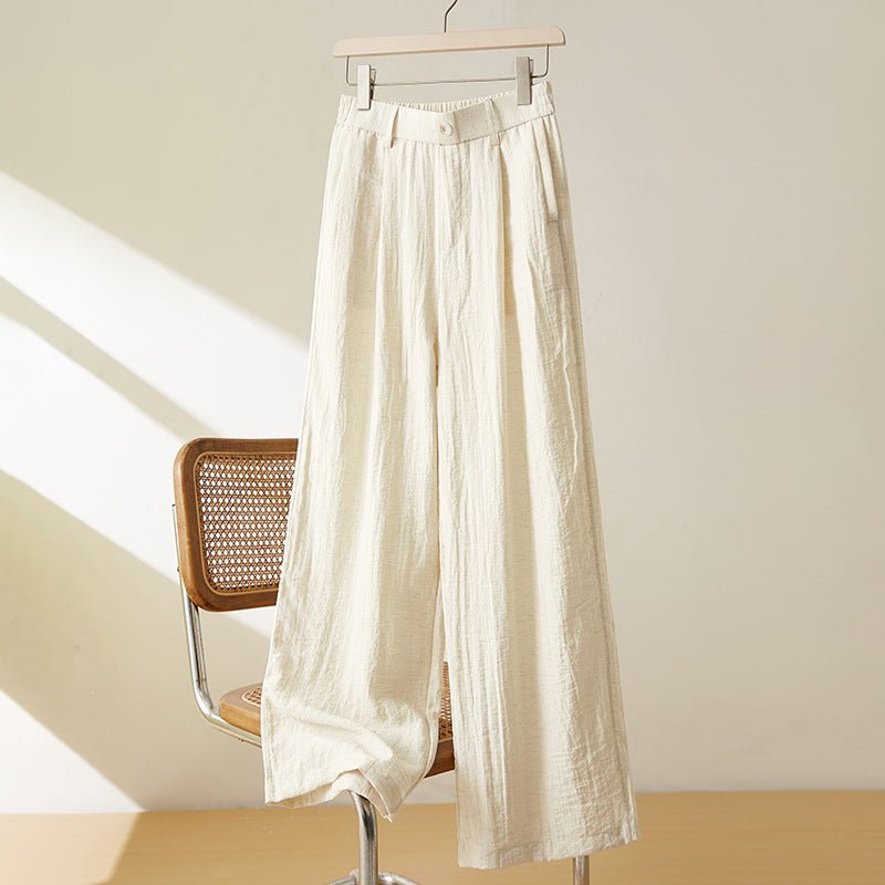 Pantalon Karina Oversize En Lin Pour Femmes