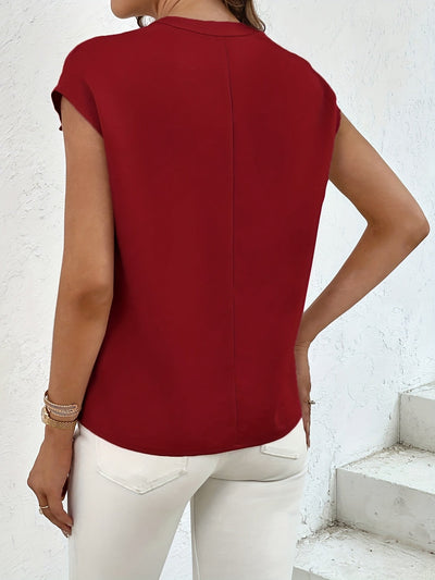 Chemise D'été À Manches Courtes Avec Poches
