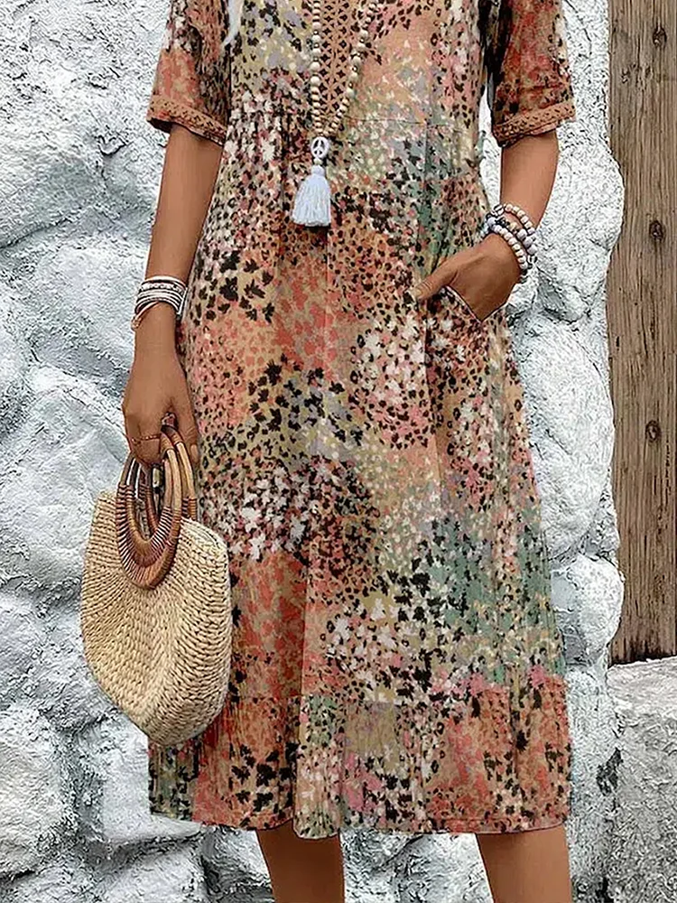 Robe Mi-longue Élégante