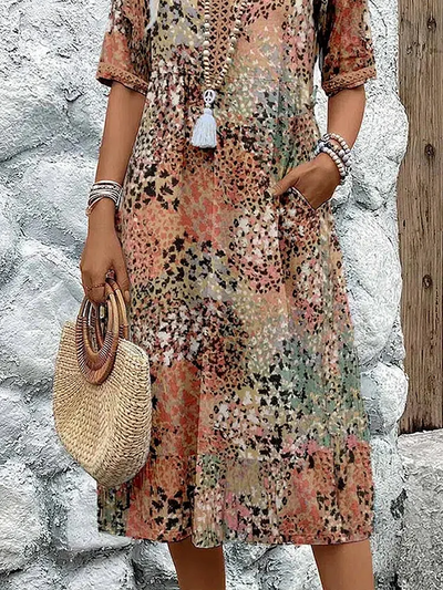 Robe Mi-longue Élégante