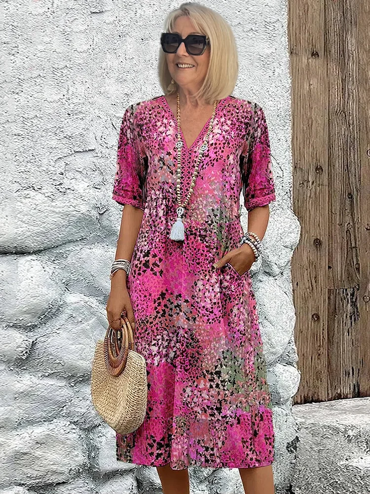 Robe Mi-longue Élégante