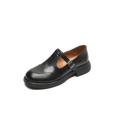Chaussures Marylin Élégantes En Cuir