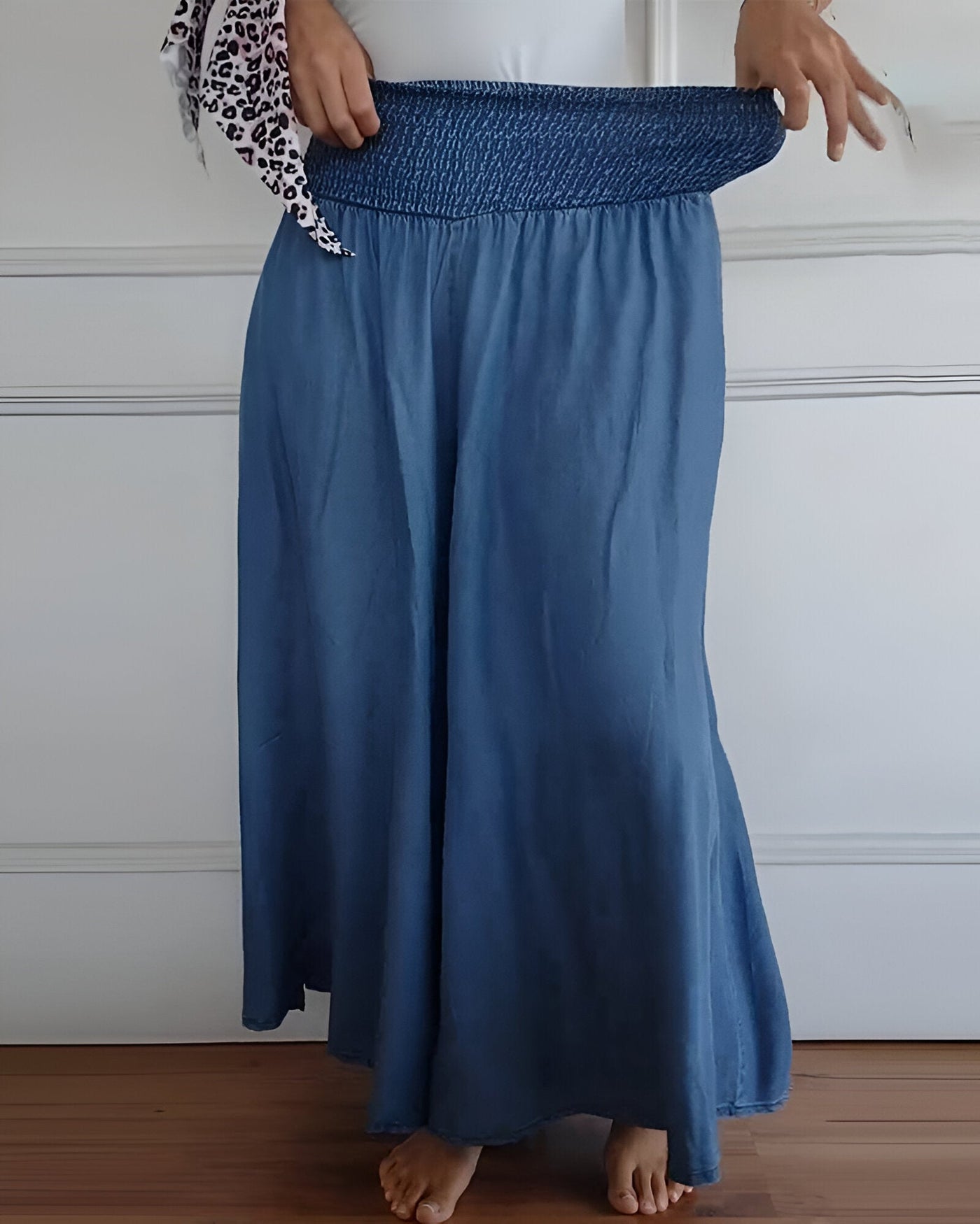 Jupe Pantalon Confortable Avec Taille Élastiquée
