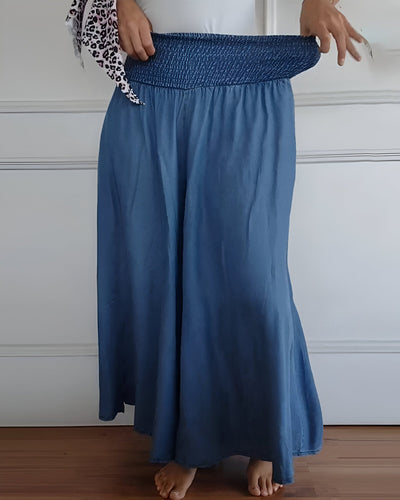 Jupe Pantalon Confortable Avec Taille Élastiquée