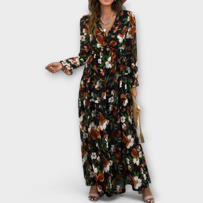 Robe Longue & Élégante En Col V