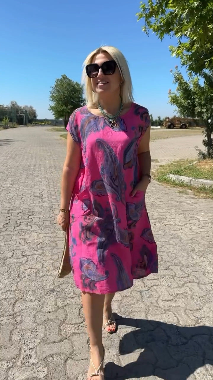 Robe Klara En Coton Doux Avec Poches