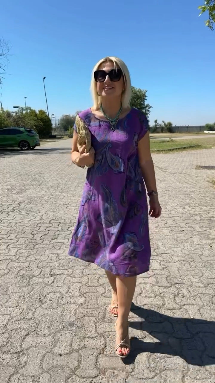 Robe Klara En Coton Doux Avec Poches
