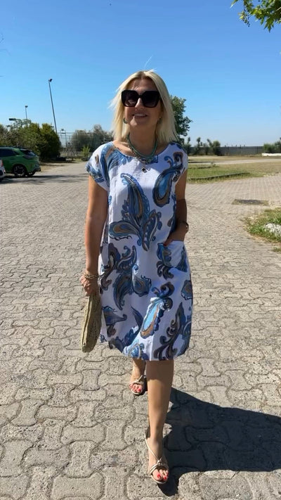 Robe Klara En Coton Doux Avec Poches