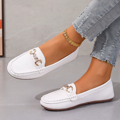 Mocassins Ricci En Cuir Pour Femmes
